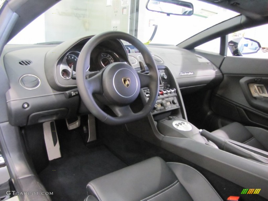 Nero Perseus Interior 2012 Lamborghini Gallardo LP 550-2 Photo #57189167