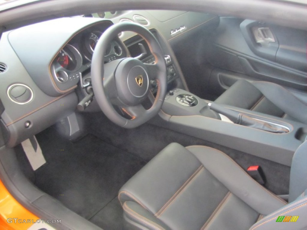 Black Interior 2011 Lamborghini Gallardo LP 550-2 Photo #57189335