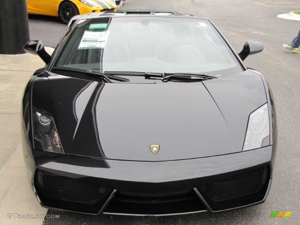 Nero Serapis (Black Metallic) 2011 Lamborghini Gallardo LP 560-4 Spyder Exterior Photo #57189515