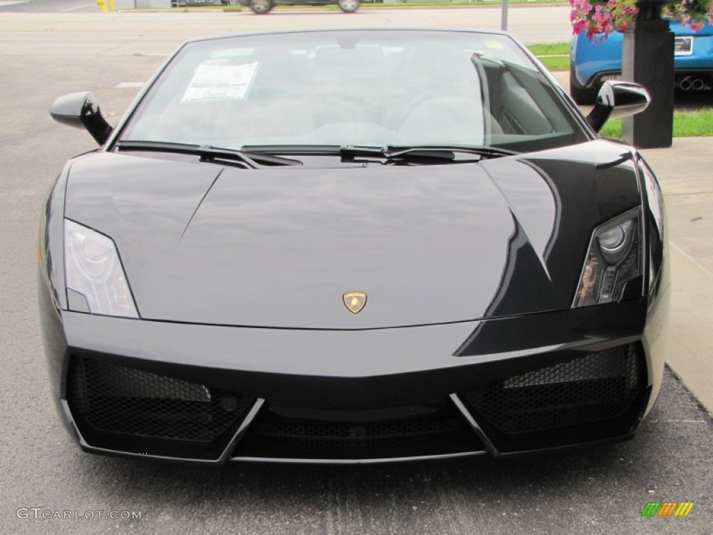 Nero Serapis (Black Metallic) 2011 Lamborghini Gallardo LP 560-4 Spyder Exterior Photo #57189539