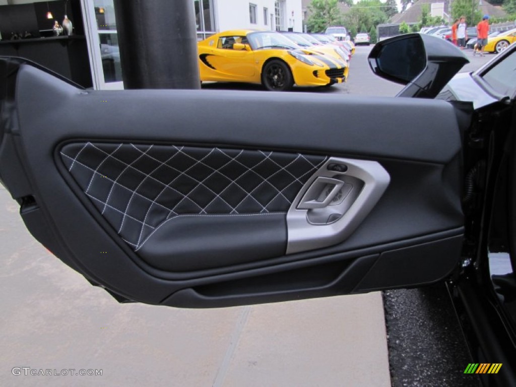 2011 Lamborghini Gallardo LP 560-4 Spyder Black Door Panel Photo #57189548