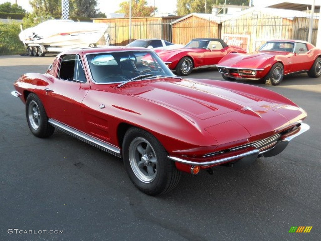 1964 Corvette Sting Ray Coupe - Riverside Red / Black photo #1