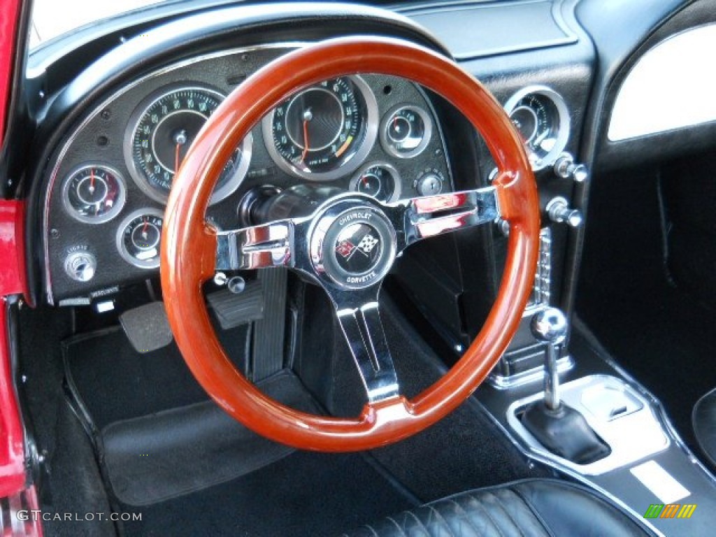 1964 Chevrolet Corvette Sting Ray Coupe Black Steering Wheel Photo #57191292