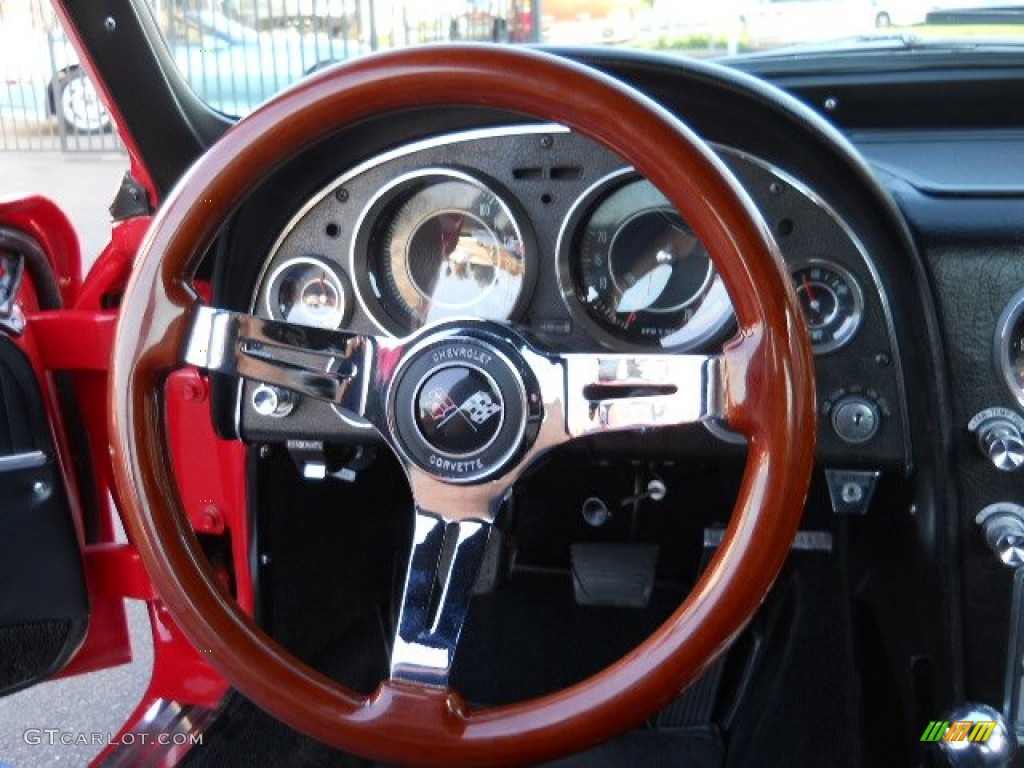 1964 Chevrolet Corvette Sting Ray Coupe Black Steering Wheel Photo #57191353