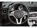 2012 Mercedes-Benz SLK Ash/Black Interior Steering Wheel Photo