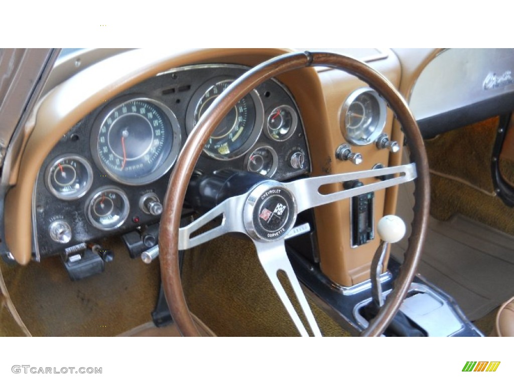 1964 Chevrolet Corvette Sting Ray Coupe Saddle Steering Wheel Photo #57191853