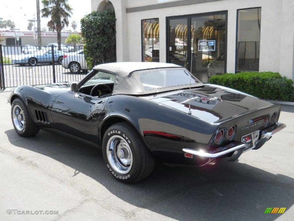 1968 Corvette Convertible - Tuxedo Black / Black photo #4