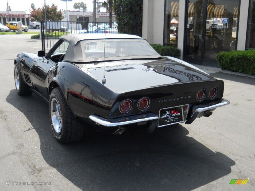 1968 Corvette Convertible - Tuxedo Black / Black photo #5