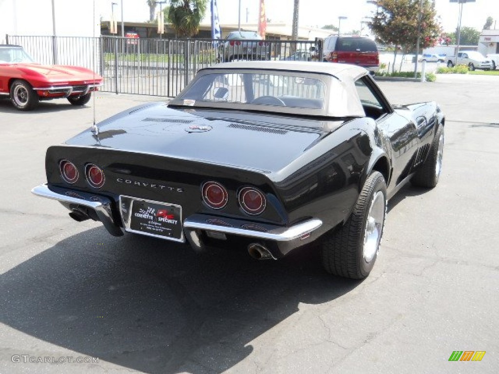 1968 Corvette Convertible - Tuxedo Black / Black photo #8