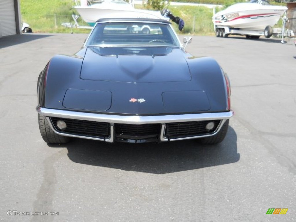 Tuxedo Black 1968 Chevrolet Corvette Convertible Exterior Photo #57192366