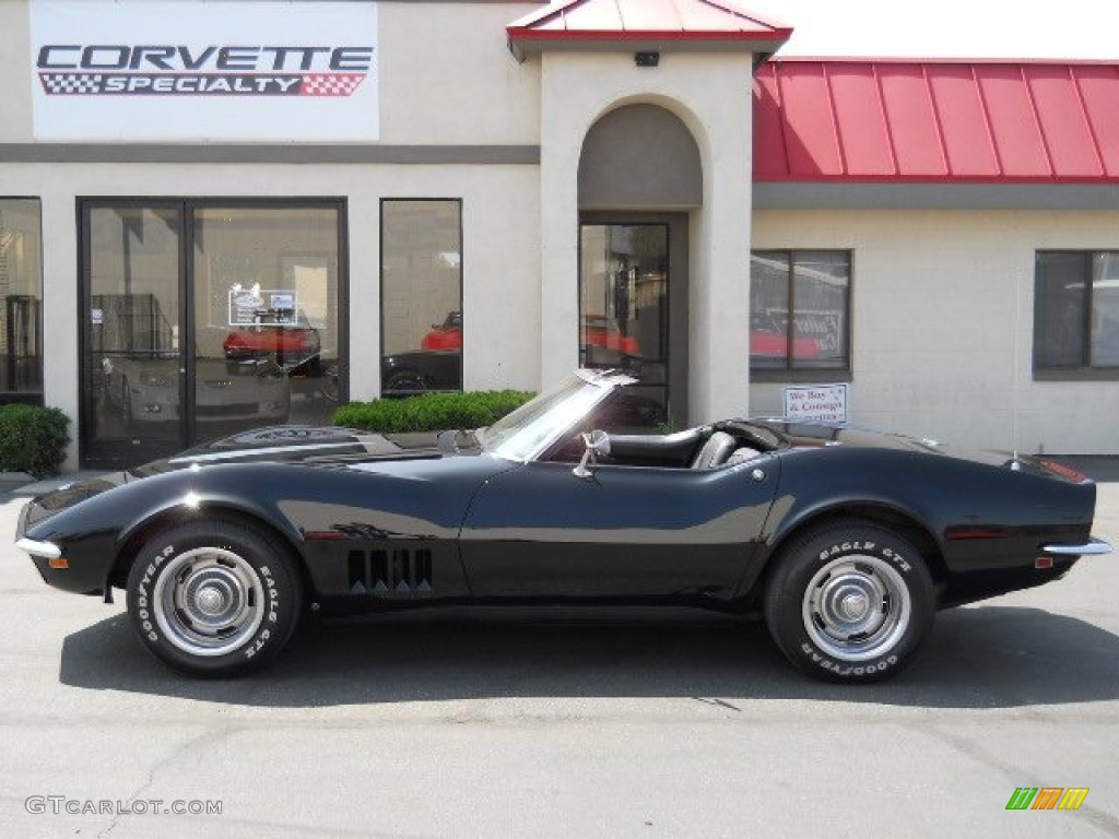 1968 Corvette Convertible - Tuxedo Black / Black photo #23