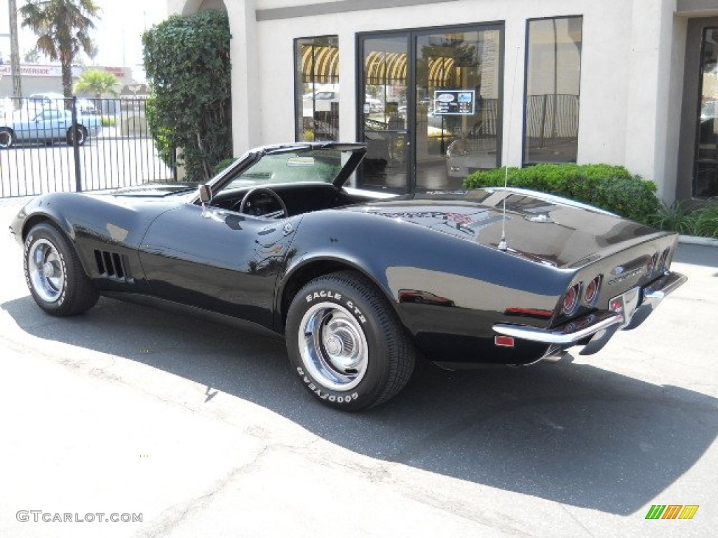 Tuxedo Black 1968 Chevrolet Corvette Convertible Exterior Photo #57192465