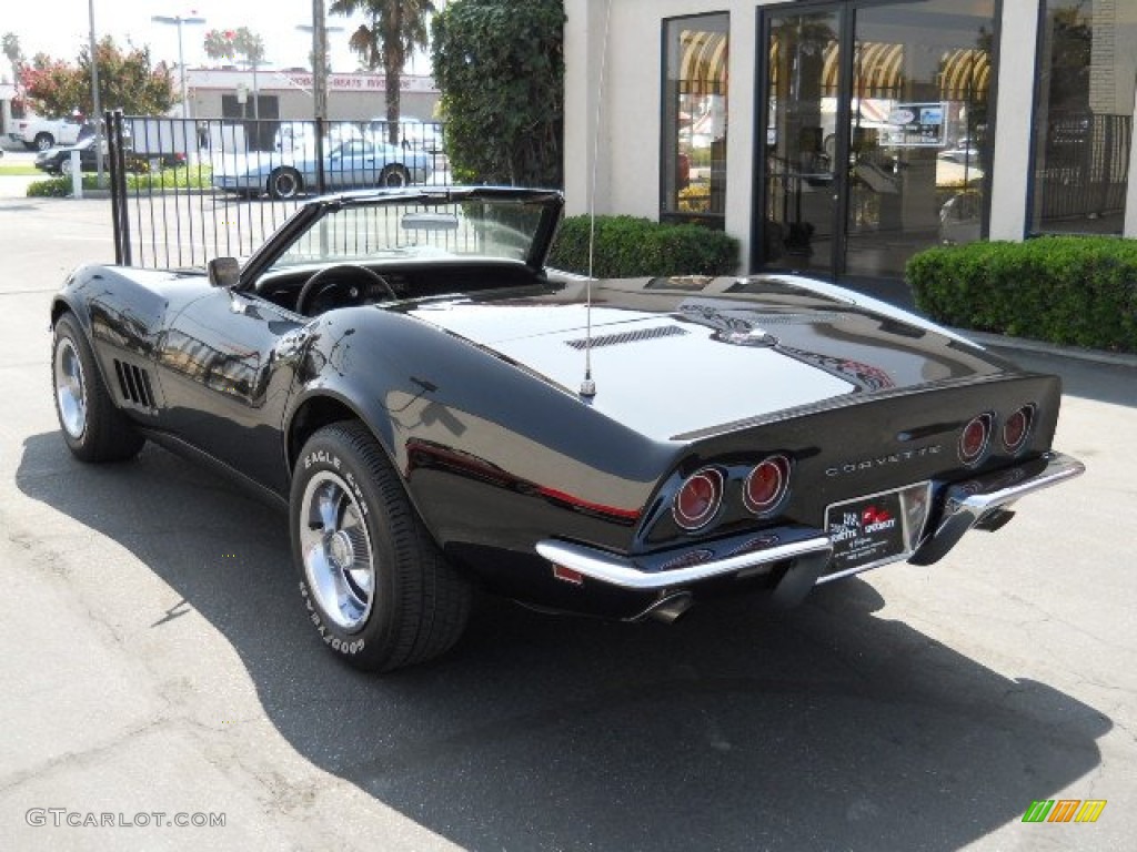 1968 Corvette Convertible - Tuxedo Black / Black photo #25