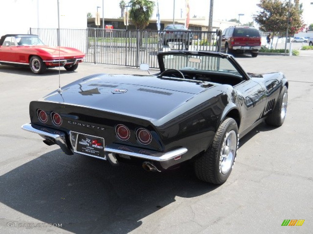 1968 Corvette Convertible - Tuxedo Black / Black photo #27