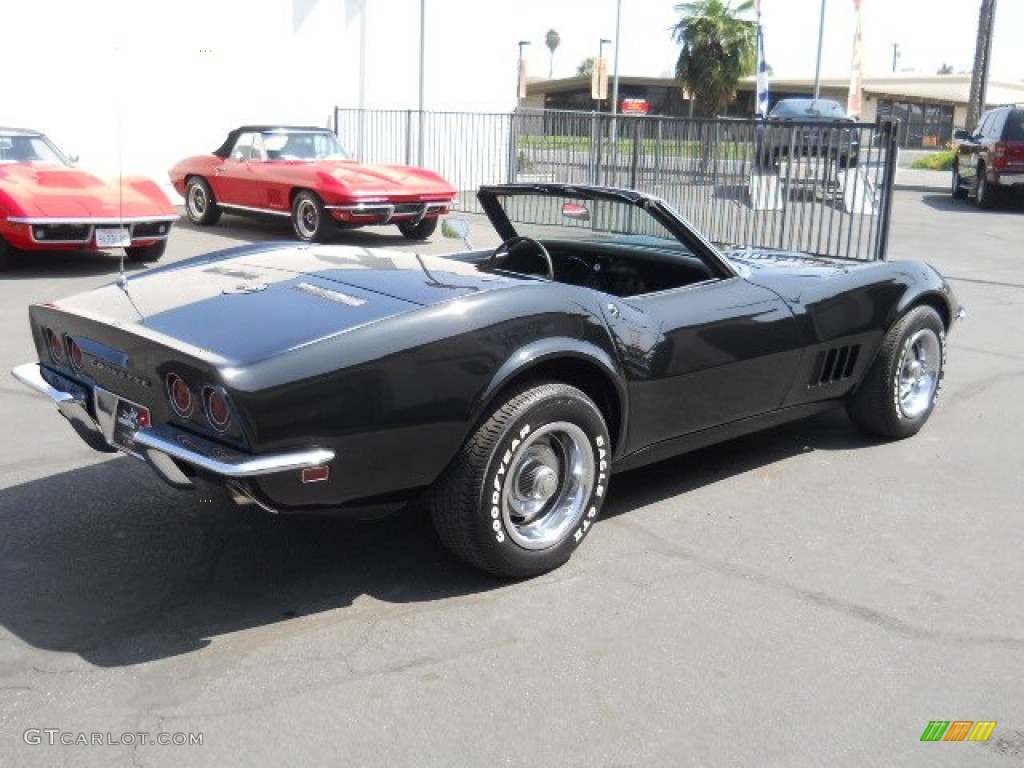 1968 Corvette Convertible - Tuxedo Black / Black photo #28