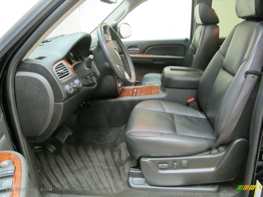 Ebony Interior 2009 Chevrolet Avalanche LTZ 4x4 Photo #57193264
