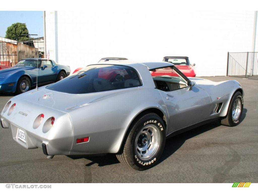 Silver 1978 Chevrolet Corvette Coupe Exterior Photo #57193453