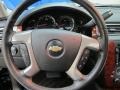 Ebony 2009 Chevrolet Avalanche LTZ 4x4 Steering Wheel