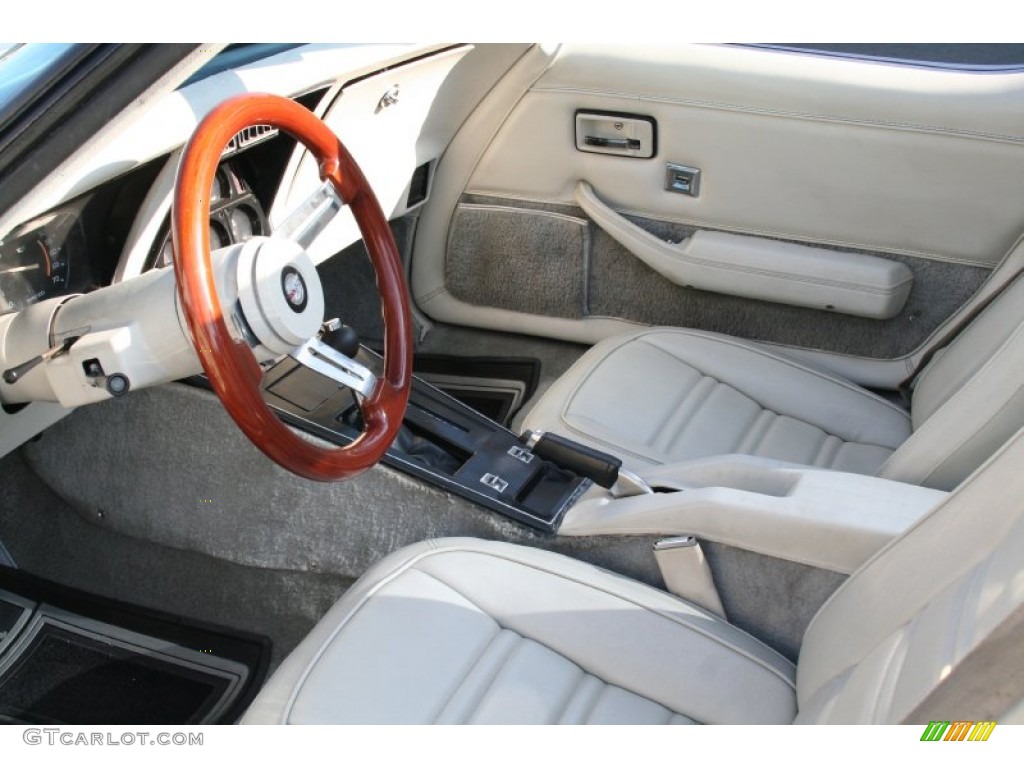 Silver Interior 1978 Chevrolet Corvette Coupe Photo #57193546