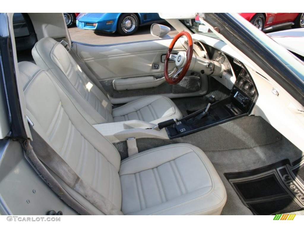 Silver Interior 1978 Chevrolet Corvette Coupe Photo #57193564