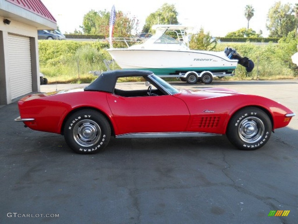 Mille Miglia Red 1972 Chevrolet Corvette Stingray Convertible Exterior Photo #57193898