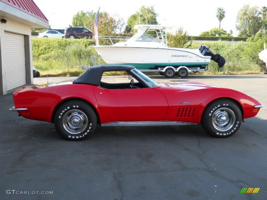 Mille Miglia Red 1972 Chevrolet Corvette Stingray Convertible Exterior Photo #57193918