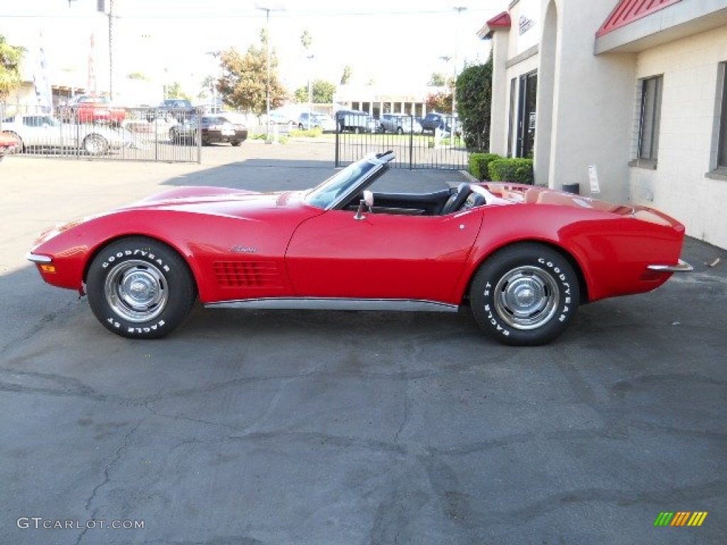 Mille Miglia Red 1972 Chevrolet Corvette Stingray Convertible Exterior Photo #57193978