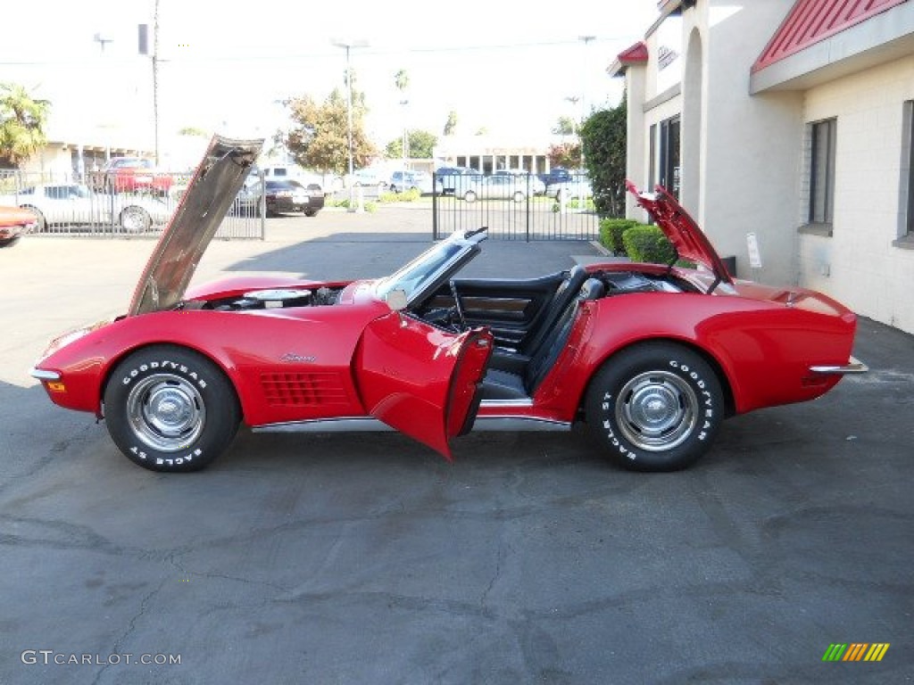 Mille Miglia Red 1972 Chevrolet Corvette Stingray Convertible Exterior Photo #57193987