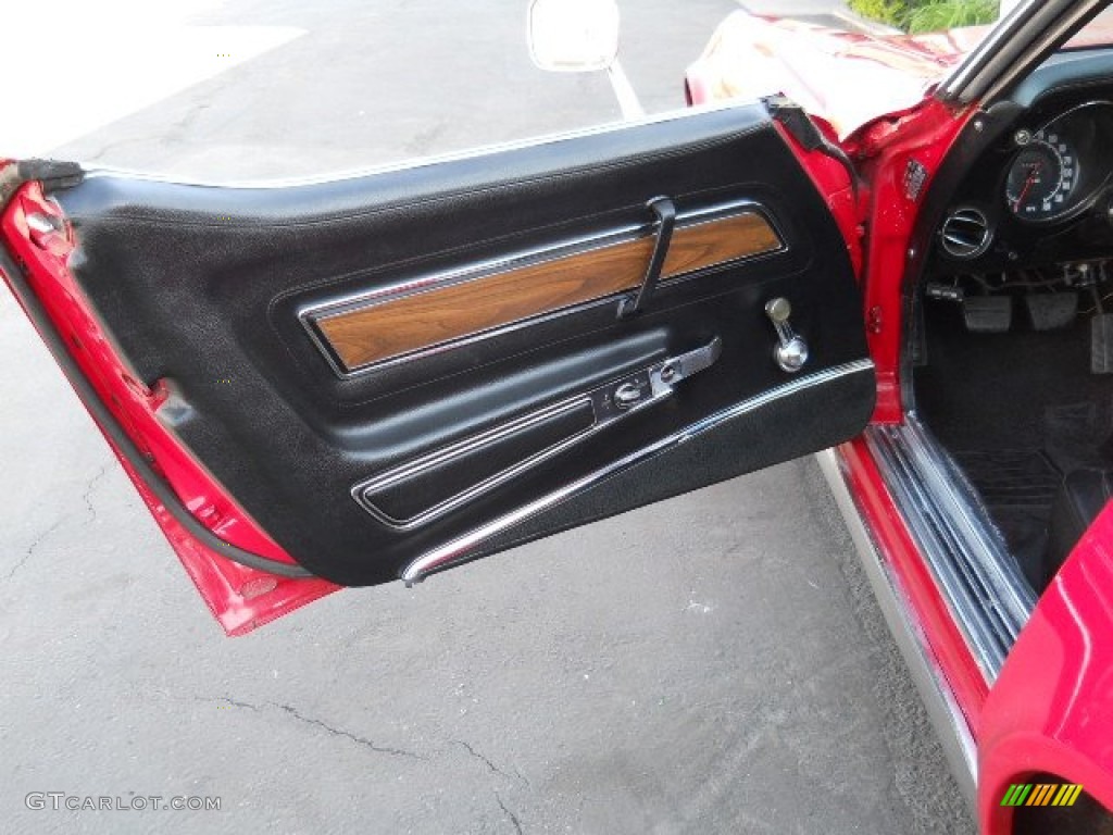 1972 Chevrolet Corvette Stingray Convertible Black Door Panel Photo #57194035