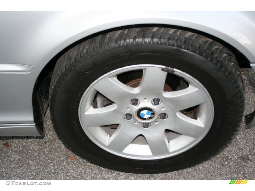 2001 3 Series 325i Convertible - Titanium Silver Metallic / Black photo #30