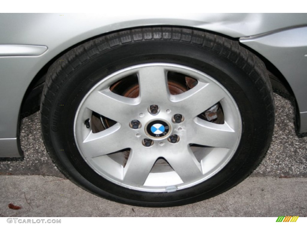2001 3 Series 325i Convertible - Titanium Silver Metallic / Black photo #32