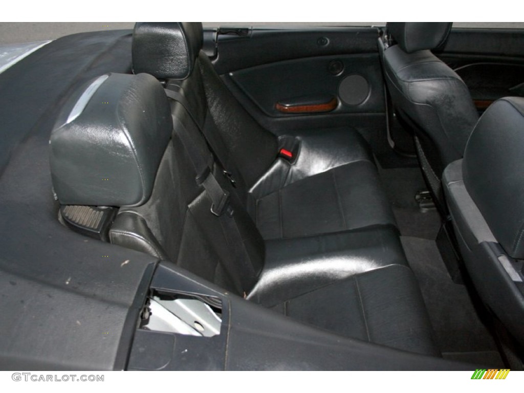2001 3 Series 325i Convertible - Titanium Silver Metallic / Black photo #44