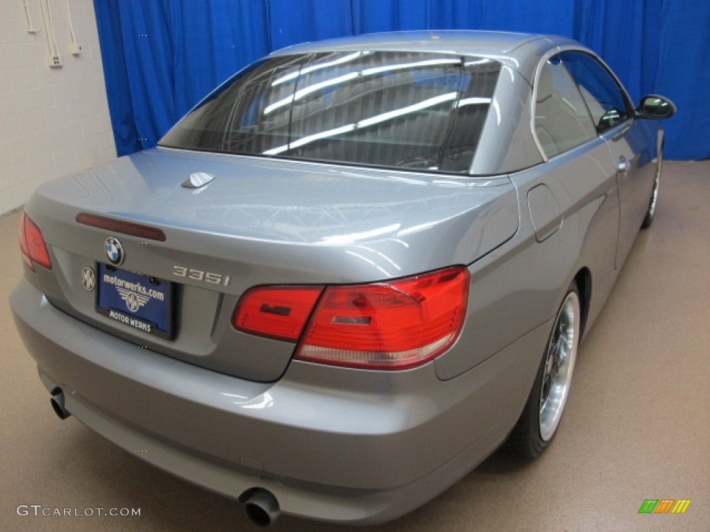 2008 3 Series 335i Convertible - Arctic Metallic / Black Dakota Leather photo #9