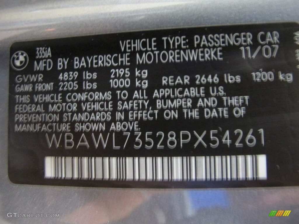2008 3 Series 335i Convertible - Arctic Metallic / Black Dakota Leather photo #42