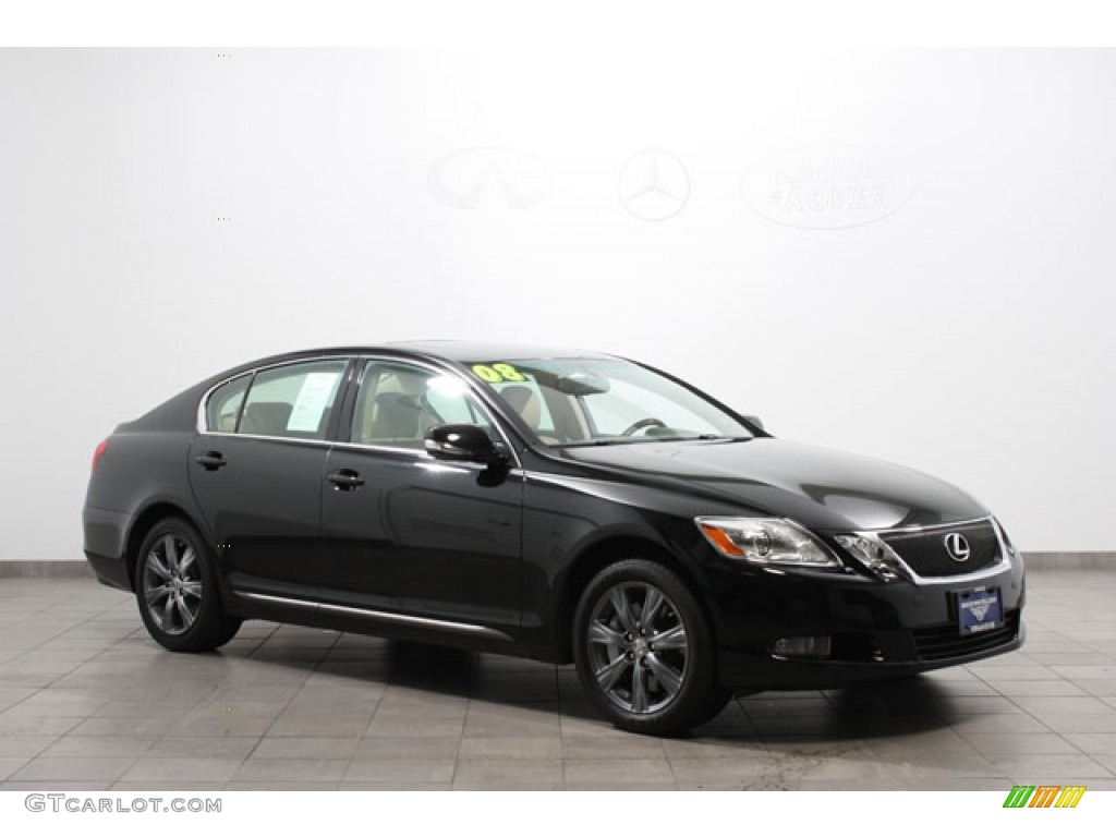 Obsidian Black 2008 Lexus GS 350 AWD Exterior Photo #57196309
