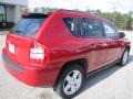 2010 Inferno Red Crystal Pearl Jeep Compass Sport  photo #7