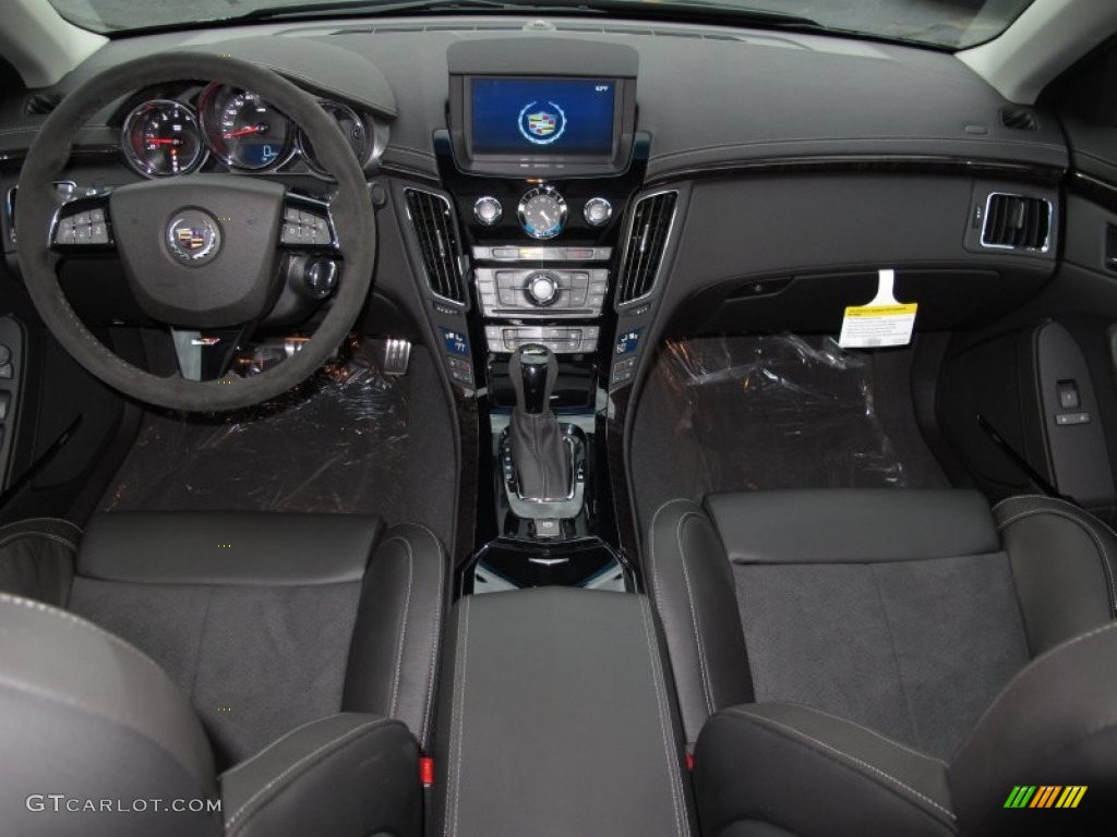 2012 Cadillac CTS -V Sedan Ebony/Ebony Dashboard Photo #57197409