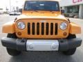 2012 Dozer Yellow Jeep Wrangler Sahara 4x4  photo #2