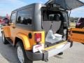 2012 Dozer Yellow Jeep Wrangler Sahara 4x4  photo #13