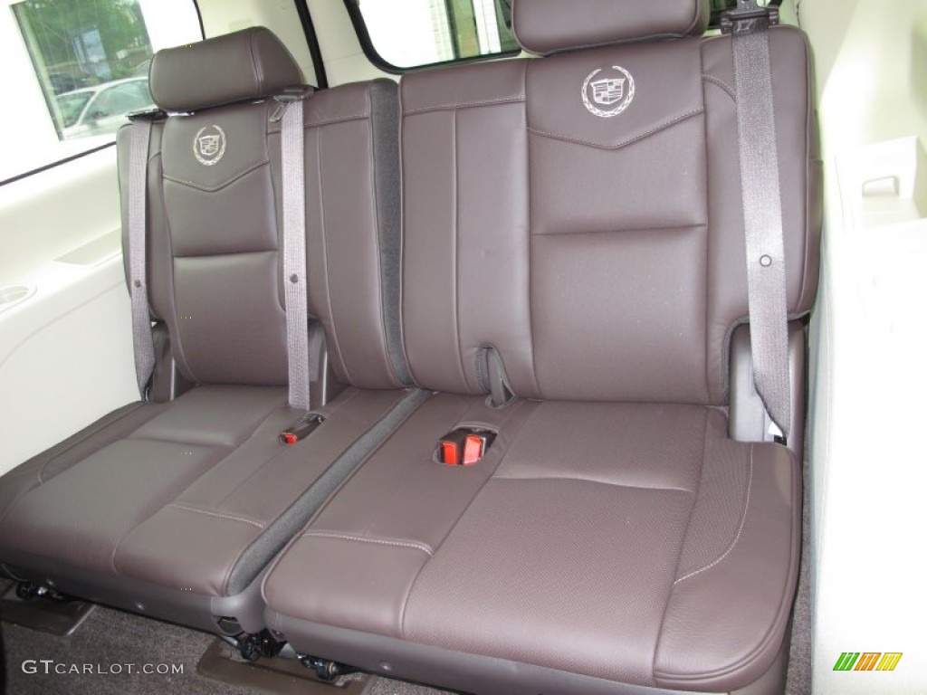 Cocoa/Light Linen Tehama Leather Interior 2011 Cadillac Escalade ESV Platinum AWD Photo #57197684