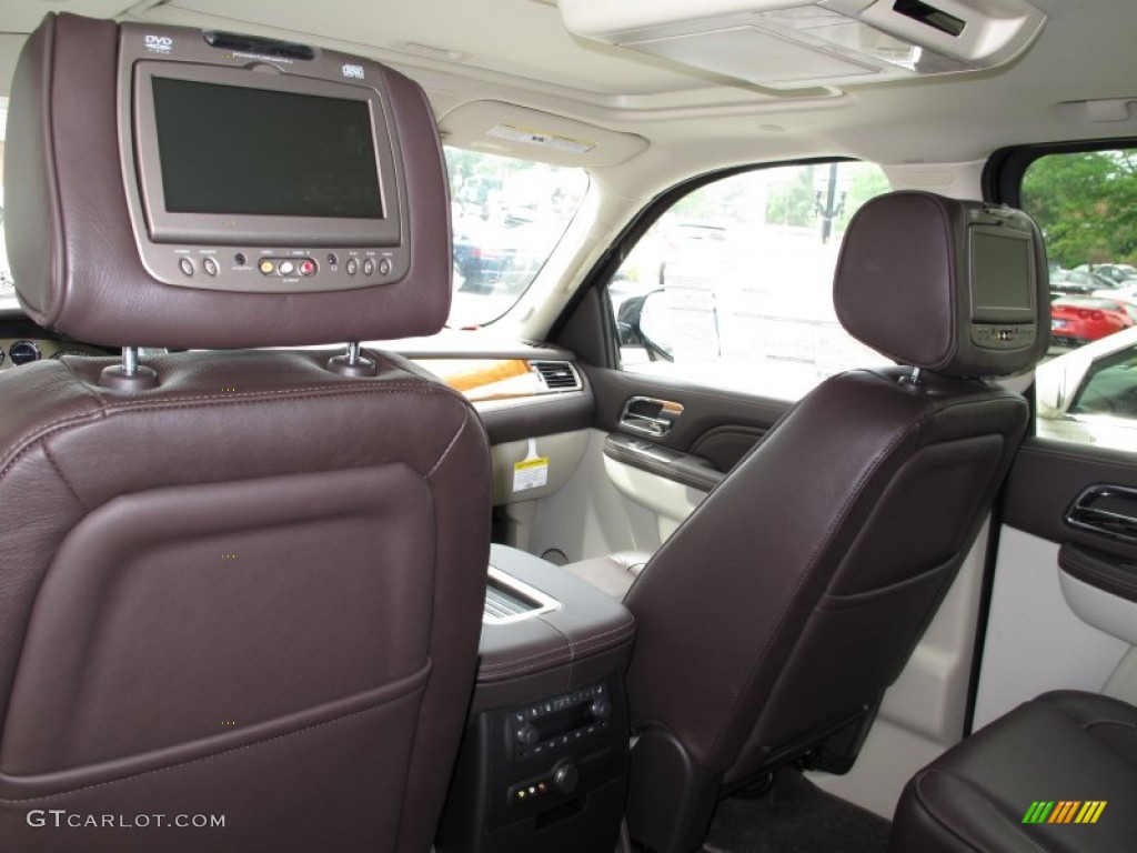 Cocoa/Light Linen Tehama Leather Interior 2011 Cadillac Escalade ESV Platinum AWD Photo #57197693