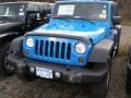 2012 Cosmos Blue Jeep Wrangler Unlimited Sport S 4x4  photo #1