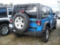 2012 Cosmos Blue Jeep Wrangler Unlimited Sport S 4x4  photo #2