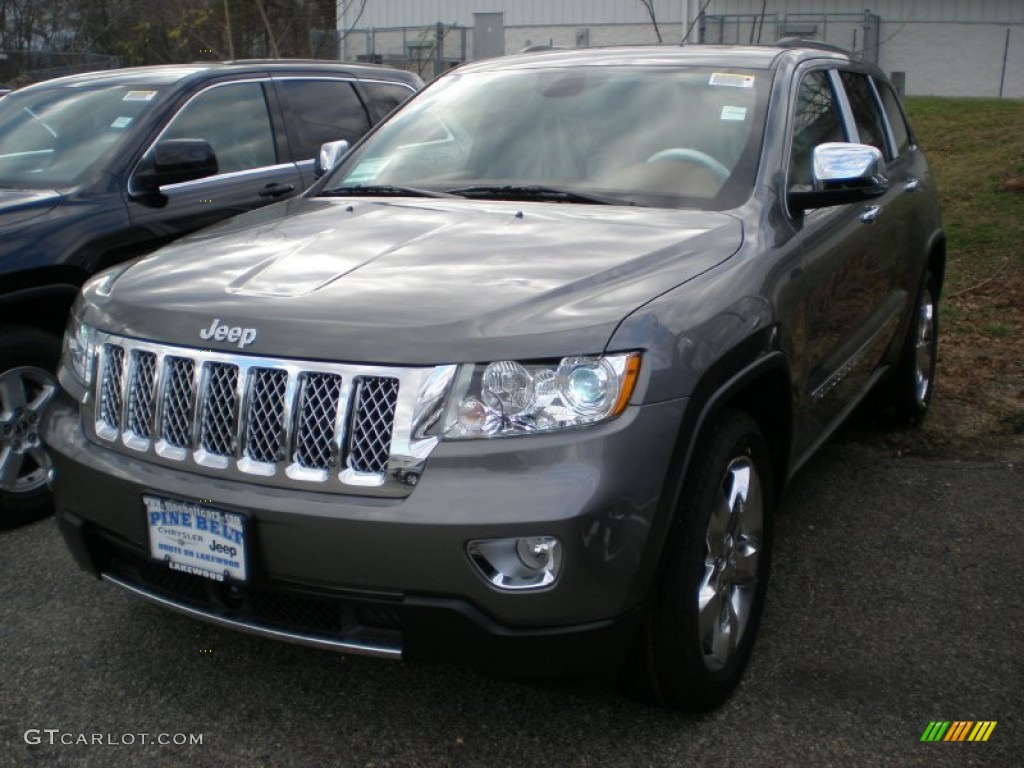 2012 Grand Cherokee Overland Summit 4x4 - Mineral Gray Metallic / New Saddle/Black photo #1