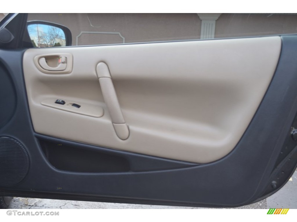 2002 Dodge Stratus SE Coupe Black/Beige Door Panel Photo #57200713