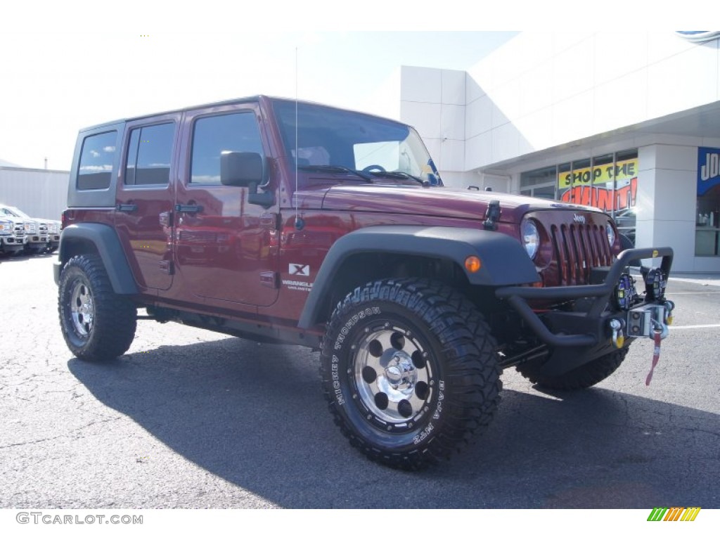 Red Rock Crystal Pearl Jeep Wrangler Unlimited