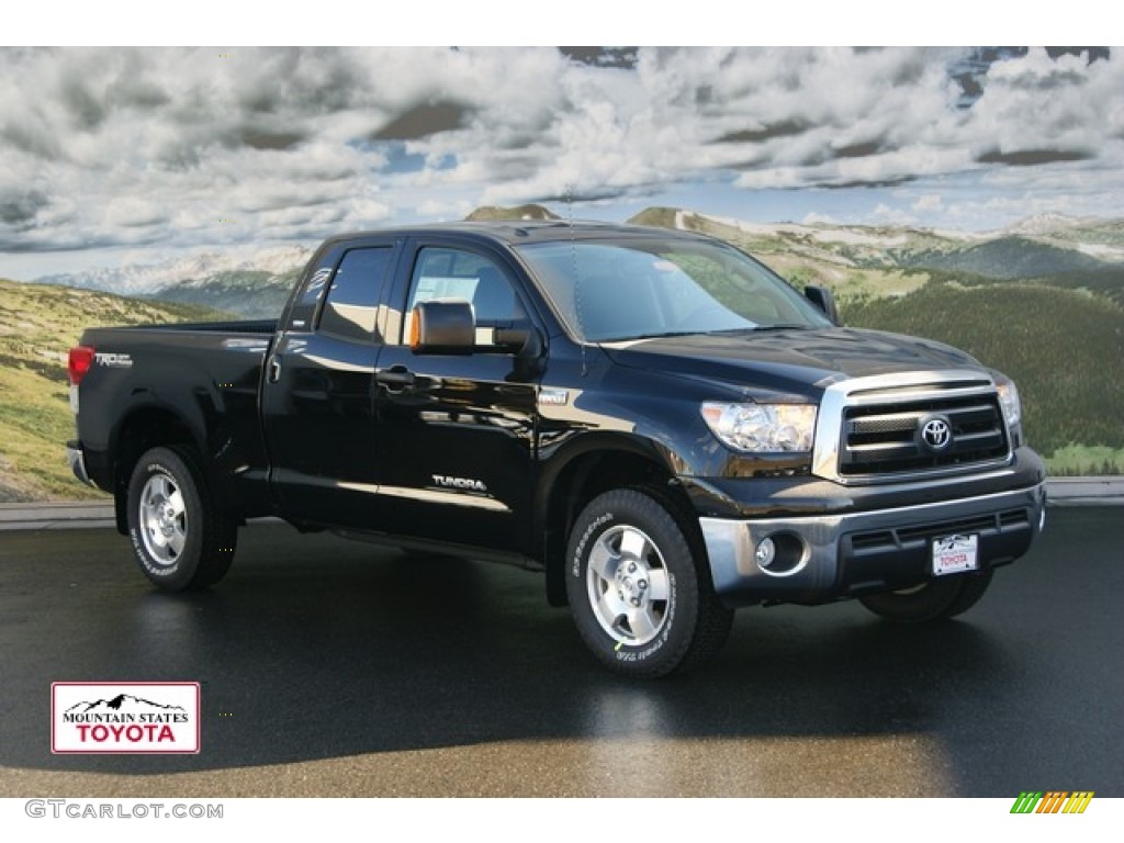 2012 Tundra TRD Double Cab 4x4 - Black / Black photo #1