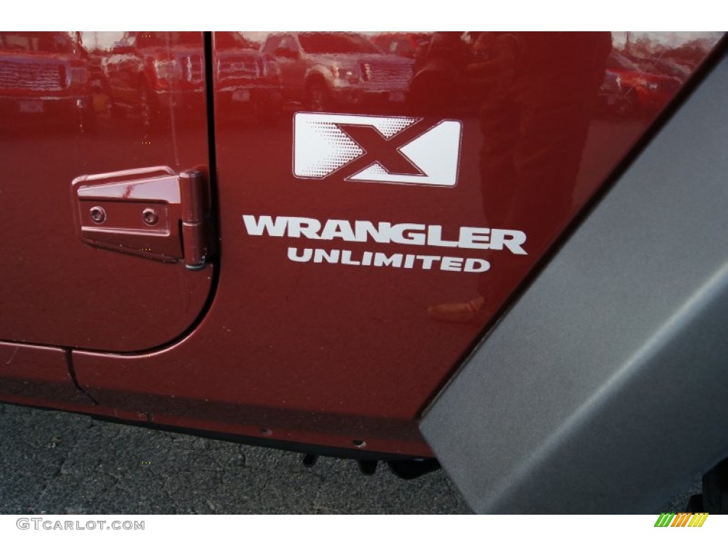 2008 Jeep Wrangler Unlimited X 4x4 Marks and Logos Photo #57201055