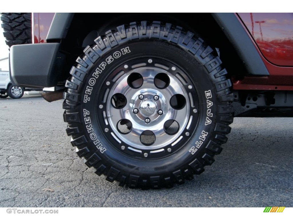 2008 Jeep Wrangler Unlimited X 4x4 Custom Wheels Photo #57201067