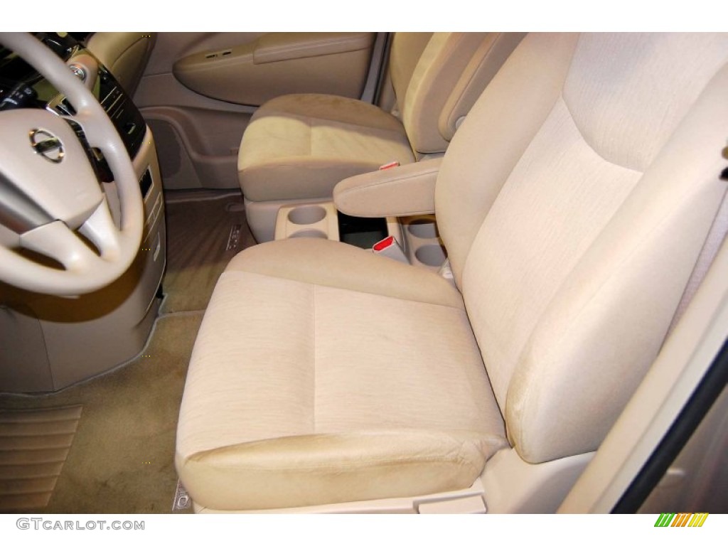 Beige Interior 2011 Nissan Quest 3.5 S Photo #57202558